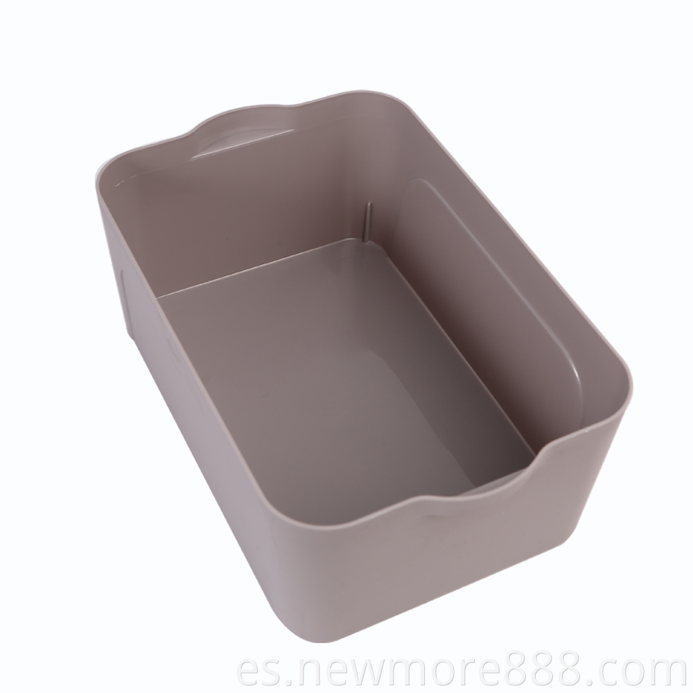 2pc Plastic Stackable Storage Box With Lid